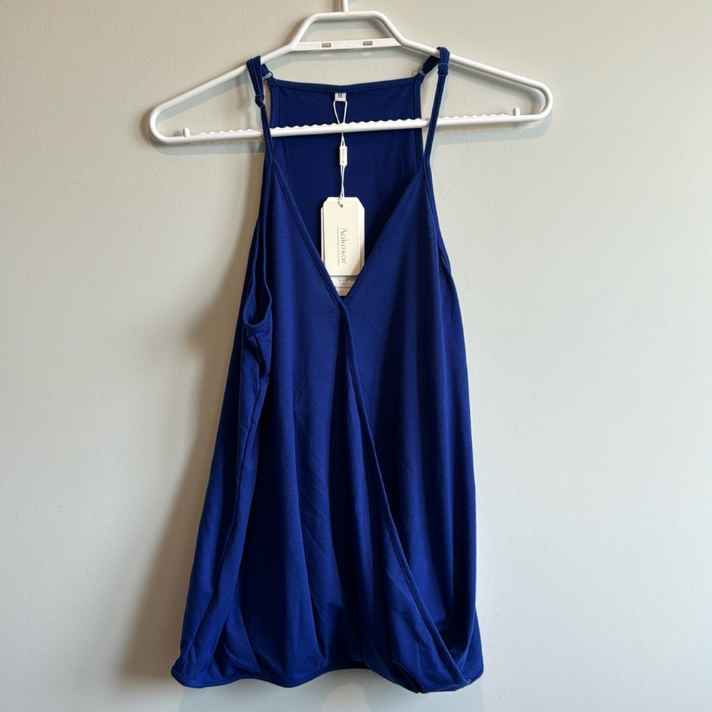 BNWT - Royal Blue Cotton Sleeveless Top Size M